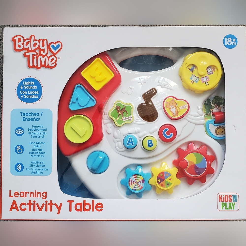 Learning Activity Table 18+ Months